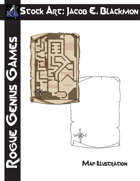 Stock Art: Blackmon Map Illustration