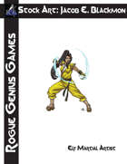 Stock Art: Blackmon Elf Martial Artist