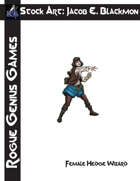 Stock Art: Blackmon Female Hedge Wizard