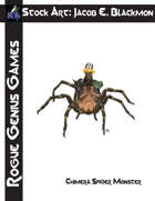 Stock Art: Blackmon Chimera Spider Monster