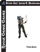 Stock Art: Blackmon Cyber Sniper