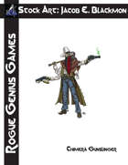 Stock Art: Blackmon Three-armed Gunslinger
