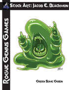 Stock Art: Blackmon Green Slime Goblin