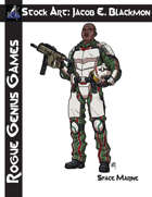 Stock Art: Blackmon Space Marine