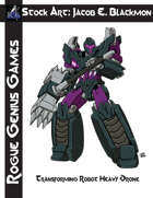 Stock Art: Blackmon Transforming Robot Heavy Drone