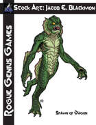 Stock Art: Blackmon Spawn of Dagon