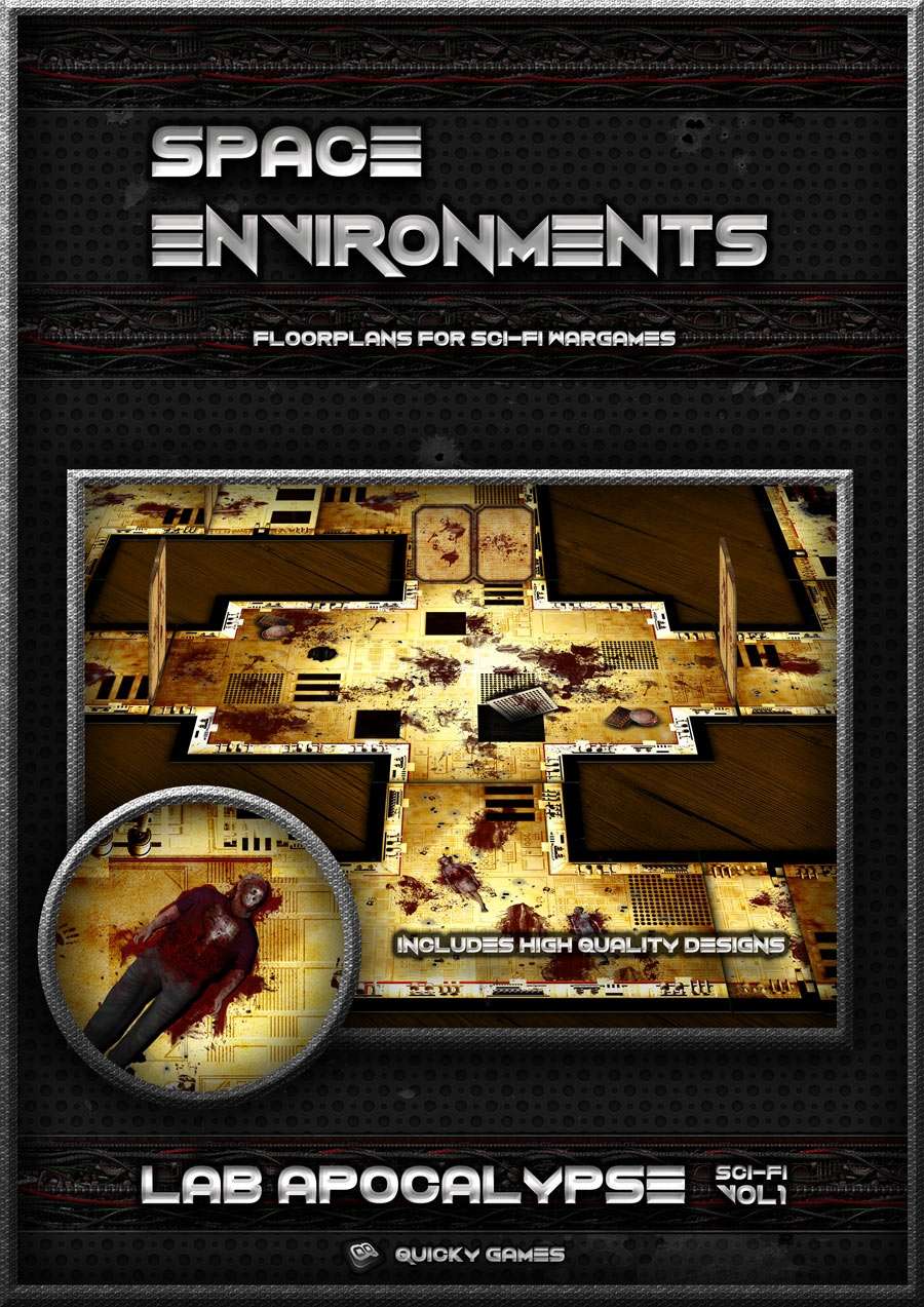 Space Environment Lab Apocalypse Tile Set vol1 - Quicky Games ...