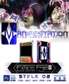 Manifestation CCS: Future Age (Series I) Style 02 - Color Scheme 1 [Futuristic Trading Card Game Template]