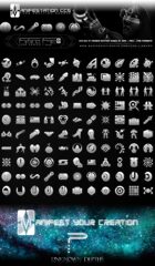 Sci-fi Futuristic Game Icons Set - Future Age (Icon Series I)