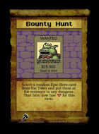 Bounty Hunt - Custom Card