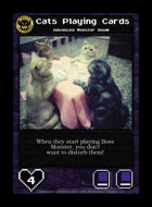 Cats Playing Cards - Custom Card