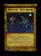 Monster Matrimony  - Custom Card