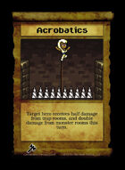 Acrobatics - Custom Card