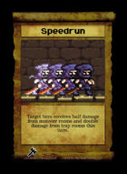 Speedrun - Custom Card