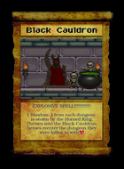 Black Cauldron - Custom Card