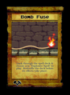 Bomb Fuse - Custom Card