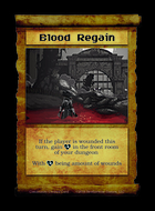 Blood Regain - Custom Card
