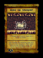 Wake Up Sheeple!   - Custom Card