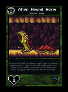 Alien Hound Worm - Custom Card
