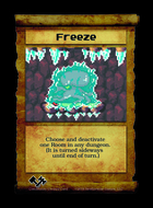 Freeze - Custom Card
