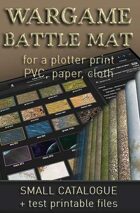 Battlemats files Catalogue + test printable files