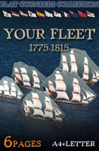 Your Fleet 1775-1815. Double-sided counters collection.