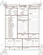 Gaslight Savage Worlds Character Sheet