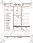 Gaslight Savage Worlds Character Sheet