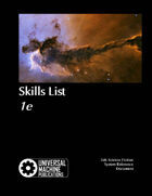 Skills List (1e)