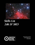 Skills List (2d6)