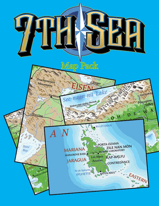 7th Sea Map Pack - Chaosium | 7th Sea (2nd Edition