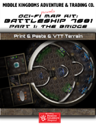 Sci-Fi Map Tiles - Battleship 7681: The Bridge