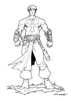 RPG Fantasy Character, Male, Human Paladin
