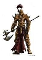 RPG Fantasy Character, Male, Cleric/Warrior