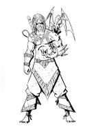 RPG Fantasy Character, Male, Human Evil Wizard