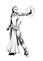 RPG Fantasy Character, Female, Human Cleric