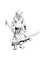 RPG Fantasy Character, Male, Human Assassin