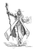 RPG Fantasy Character, Male, Human Wizard
