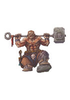 RPG Fantasy Character, Male, Dwarf Warrior
