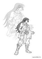 RPG Fantasy Character, female, morphic monk L