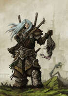 RPG Fantasy Character, Female, Human Demon Hunter