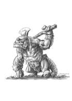 RPG fantasy creature fomoro cyclop barbarian