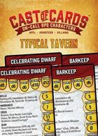 Cast of Cards: Typical Tavern (Fantasy)