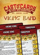 Cast of Cards: Viking Band (Fantasy)