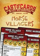 Cast of Cards: Norse Villagers (Fantasy)