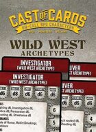 Cast of Cards: Wild West Archetypes (Modern)