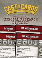 Cast of Cards: WWII Special Research Division (Modern)