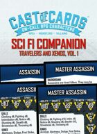 Cast of Cards: Science Fiction Companion, Travelers and Xenos, Vol. 1