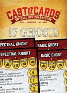 Cast of Cards: 17 Ghosts (Fantasy)
