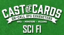 Cast of Cards: Sci Fi